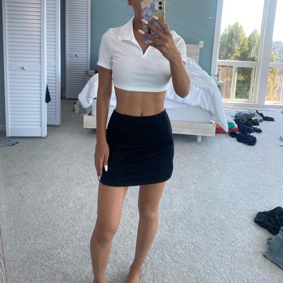 Topshop Black Mini Skirt - Picture 5 of 5